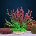 thumbnail image 2 of WYBXZ Artificial Aquarium Coral Decor, Plastic Faux Coral Reefs Cute Fish Tank Decorations, Realistic Ocean Plant Ornaments for Party, Living Room, 2 of 5