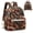 Camo Leaf Flag Pattern, variant on Uourmeti Quilted Backpack Purse with Camo Leaf Flag, Polyester Mini Daypack for Women, Stylish Bag for Gym, Work and Daily Use