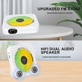 thumbnail image 2 of Reproductor de CD portátil Howduoyu con Bluetooth para el hogar, 2 of 4