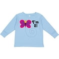 thumbnail image 3 of Inktastic 2nd Birthday I'm Two Girls Butterfly Girls Long Sleeve Toddler T-Shirt, 3 of 5