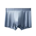 thumbnail image 1 of Calzoncillos tipo bóxer para hombre, elásticos, de cintura media, transpirables, ajustados, de color puro, diseño en U convexo, de tela suave, para uso diario., 1 of 8