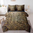 thumbnail image 1 of Ensemble de Literie Imprimé Léopard Complet 7 Pcs pour Femmes Adultes Style Ferme Rustique Ensemble de Couette avec Draps Imprimé Léopard Ensemble de Lit Thème Faune, 1 of 5