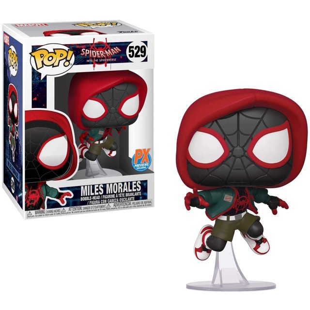 Figura de vinilo Funko Pop! Marvel: Spider-Man: Un nuevo universo: Miles Morales, multicolor, estándar