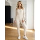 thumbnail image 2 of Conjunto Mujer 2 Piezas Blusa Manga Larga Y Pants Ajuste Cómodo Casual, 2 of 5