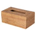 thumbnail image 4 of SEYATPOOL Rectangular Rattan Tissue Box Cover (Brown), 4 of 6