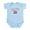 Sky Blue, variant on CafePress - Perfect Syrian Infant Bodysuit - Baby Light Bodysuit, Size Newborn - 24 Months