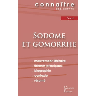 Fiche de lecture Sodome et Gomorrhe de Marcel Proust (analyse littÃ©raire de rÃ©fÃ©rence et rÃ©sumÃ© complet), (Paperback)