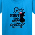 thumbnail image 4 of Inktastic Hunting Girls Hunt Too Only Prettier with Doe and Arrow Youth T-Shirt, 4 of 5