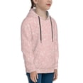 thumbnail image 3 of Fotbe Rabbit And Flower Pattern Youth Pullover Hooded Sweatshirt, Boys Hoodie, Kangaroo Pocket Hoodie for Kids Girls -Large, 3 of 6