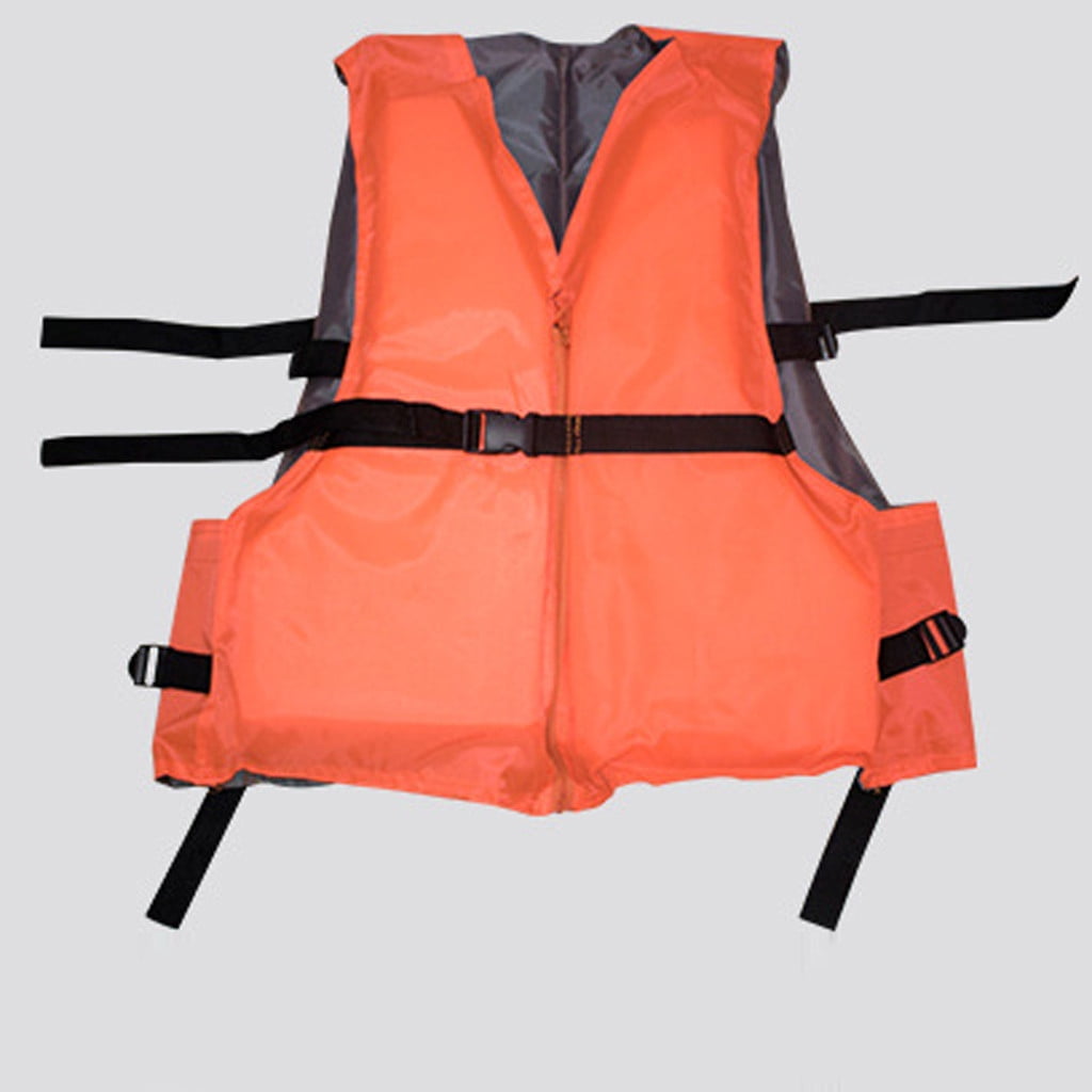 Deeceymbur Adjustable Life Jacket Paddle Zipper Vest Coast Guard Approved Life Vest Flotation Device Kayak Ski Buoyancy Fishing Boat Watersport Buoyancy Aid Swim Jackets Portable Snorkel Vest