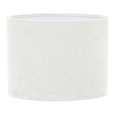 NICEXMAS  Medium Oval Lampshade Large Lampshades for Table Oblong White