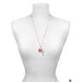 thumbnail image 3 of Delight Jewelry Resin Orange Fish Everlasting Love Engraved Cross Zoey Necklace, 28", 3 of 4