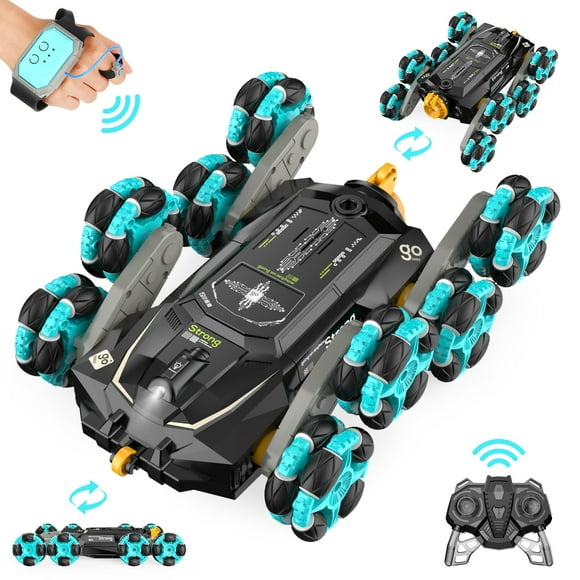 Gampop 8WD Gesture Sensing RC Stunt Cars - Toys Gifts for Kids 8 9 10 11 12 Year Old Boys Girls,2.4Ghz Remote Control Cars,Transform Drift Off Road V