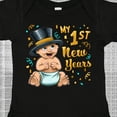 thumbnail image 4 of Inktastic My First New Years Celebrating Baby Boys or Girls Baby Bodysuit, 4 of 5
