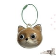 thumbnail image 3 of Diceymbol Cat Hair Storage Bottle Keychain Pet Hair Keepsake for Grieving Owners, Clear PVC Memorial Locket for Fur, Portable Pet Loss Sympathy Gift, 3 of 6