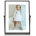 4x6 Black Metal Easel Float Picture Frame