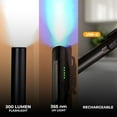 Rechargeable Laser Flashlight Combo Laser Pointer with Flashlight, UV