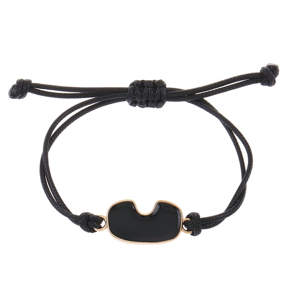 ZZHZGZ Canada Clearance Sale Stylish Hand Woven Black White Ski Goggles Bracelet Ski Goggles Bracelet Handwoven Black White Contrast Bracelet Couple Rope
