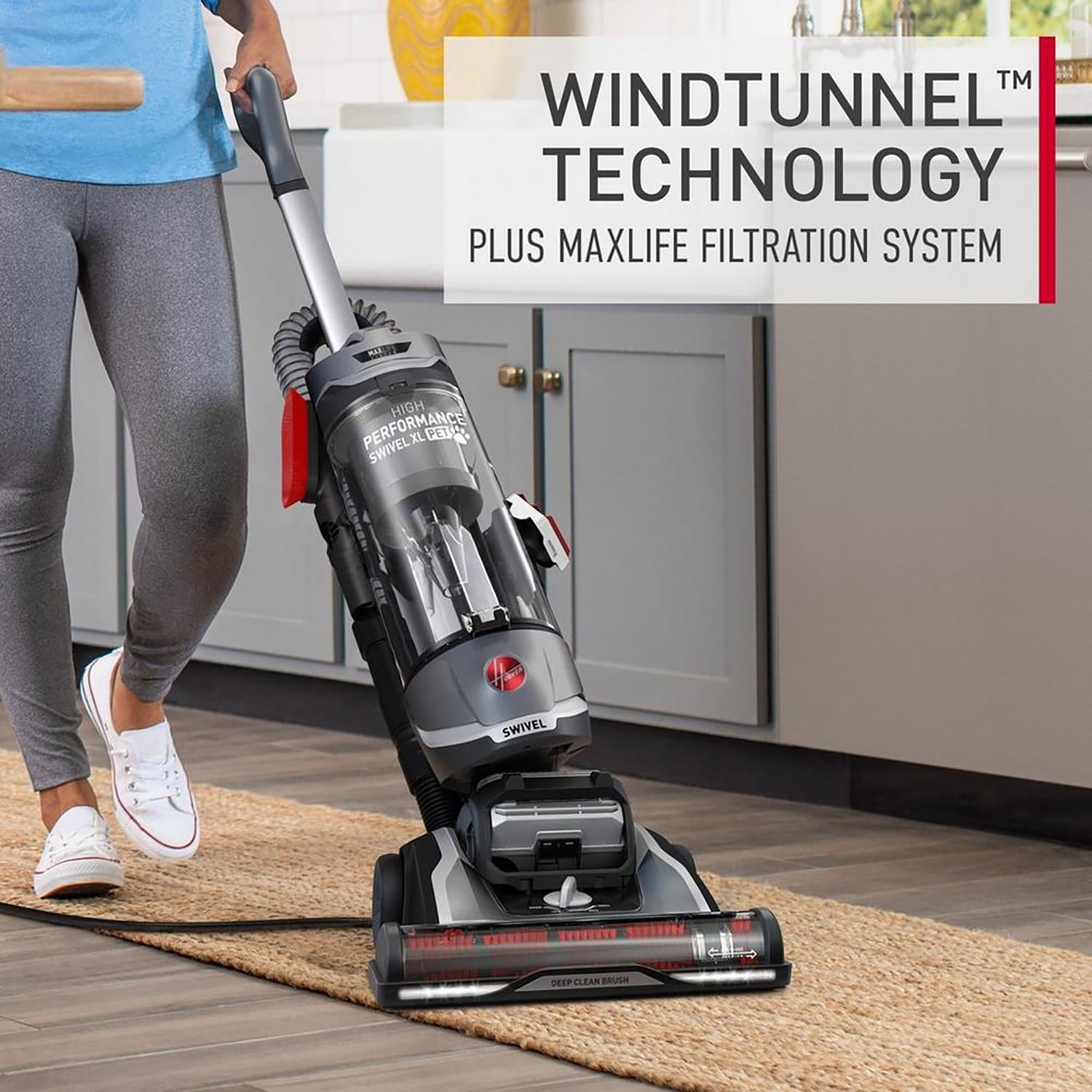 Hoover Residential Vacuum High Performance Swivel Xl Pet