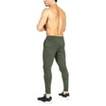 thumbnail image 3 of BROKIG Mens Stretch Lightweight Gym Joggers Pants Workout Athletic Sweatpants with Zip Pocket (Small, Army Green), 3 of 6