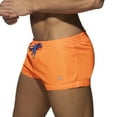 thumbnail image 3 of Male Spring And Summer Ultra Short Color Matching Shorts Zipper Pocket Slit Trousers Legs Beach Swimming Sports Shorts, 3 of 4