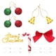 thumbnail image 1 of Sombrero y vestido de árbol de Navidad, disfraz para espectáculo en escenario, disfraz de actuación navideña para niñas (tamaño 120cm, verde), 1 ud., 1 of 5