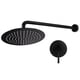 thumbnail image 5 of Accesorios de baño, G1/2 pulgadas, 25 cm, rociador superior de ducha de función única, construcción robusta, 5 of 9