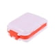 thumbnail image 1 of Ofertas Únicas 1 Pc 8 Rejillas 3 Plegado Estuche de Pastillas Ligero para Viajes Blanco Naranja, 1 of 6