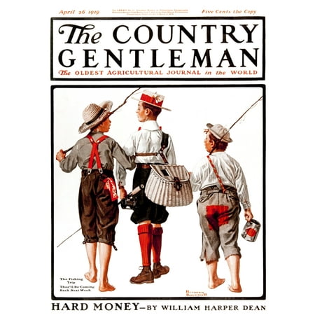 Android Magazine - Cover of Country Gentleman agricultural magazine from the early 20th century PosterPrint