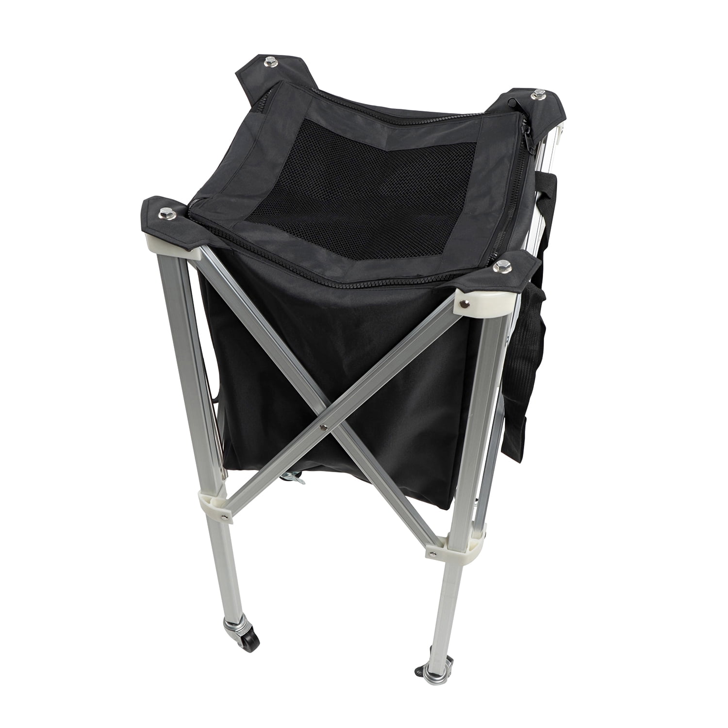 Get Out! Portable Tennis Ball Hopper Basket Sports Ball Carrier for