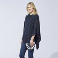 thumbnail image 3 of Design Imports 810831 Poncho en Coton Uni Rose Chatouillé, Noir, 3 of 4
