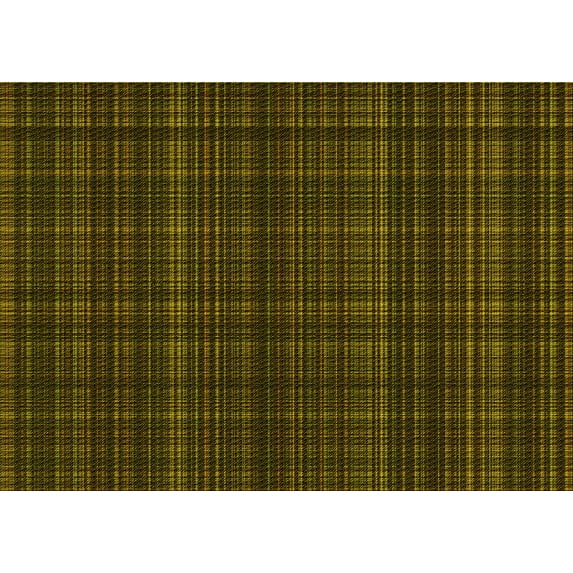 Ahgly Company Machine Washable Indoor Rectangle Transitional Dark Yellow Green Area Rugs, 5' x 7'