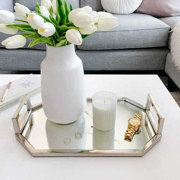 Linen Chest Oblong Mirror Tray