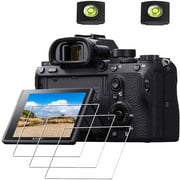 A7C Screen Protector Appliable for Sony Alpha 7C Camera & Hot Shoe Cover [3+2Pack],ULBTER 0.3mm 9H Hardness ILCE7C
