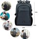 thumbnail image 2 of Dark Gray Multi-Functional 18-Inch Laptop Bag for Professionals, 2 of 5