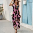 thumbnail image 5 of Leopard Print Pattern King Size Sleeveless Dress Dresses Summer Women Dresses Clothing Woman Dresses Dress, 5 of 6