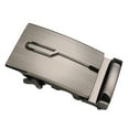 thumbnail image 5 of Men' Automatic Slide Buckles Replacement Ratchet Belt Buckles - 2,, 5 of 7
