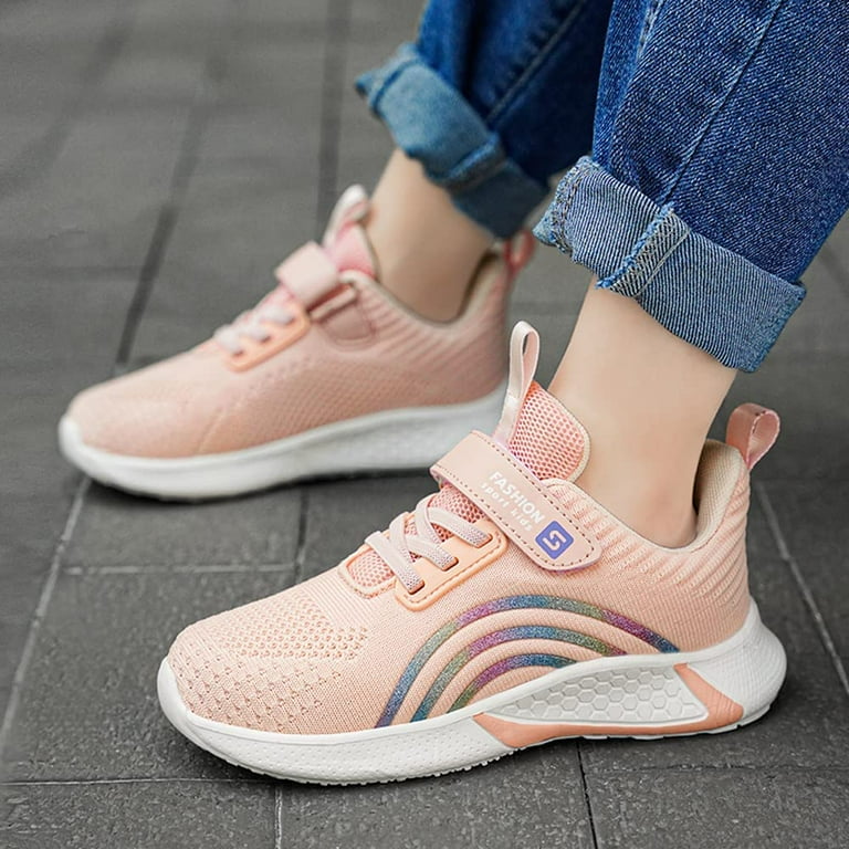 Girls velcro top running shoes