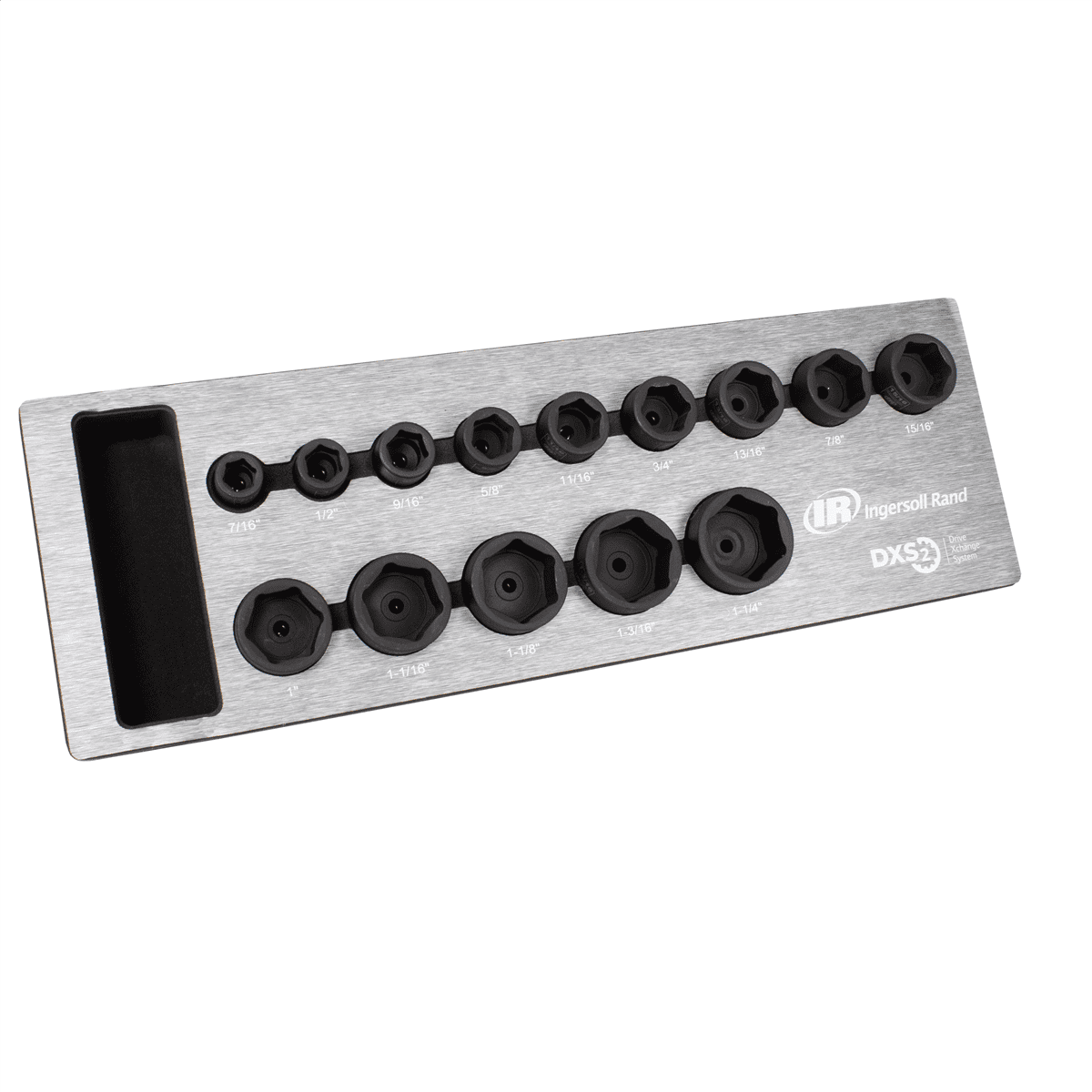 Ingersoll Rand DXS2 Drive Hex SAE Impact Socket Set, 14-Piece