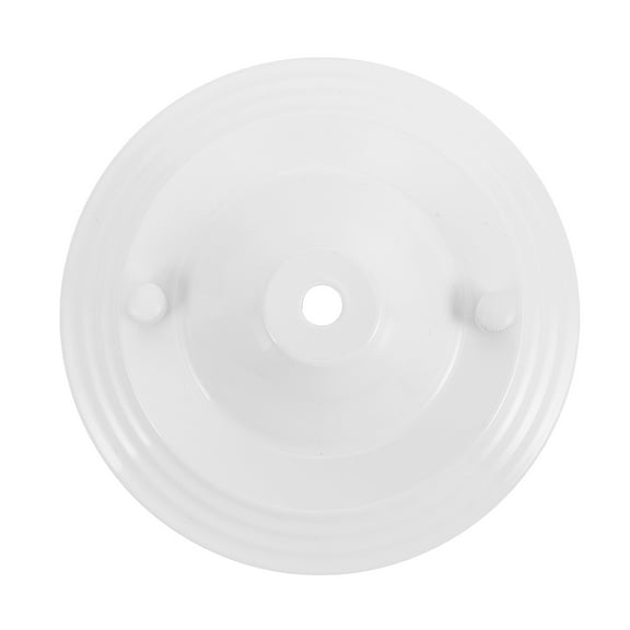 WEUVEB White Iron Vintage Ceiling Light Plate, Fixture Base for Easy Installation and Wide Compatibility