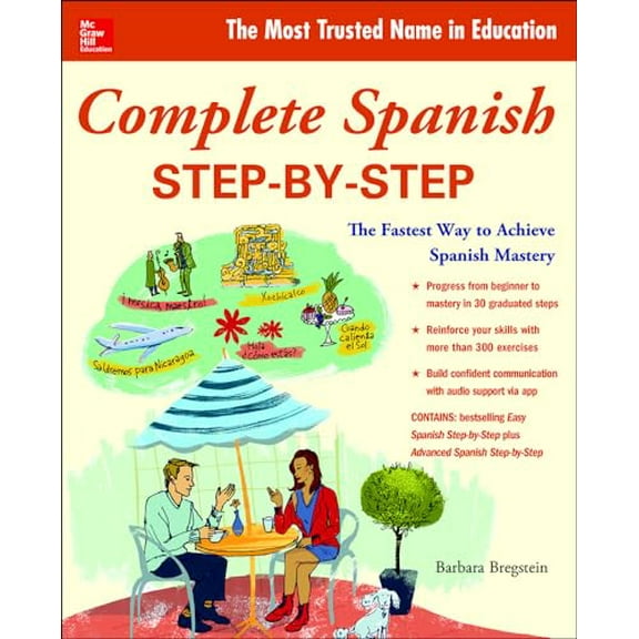 Pre-Owned Complete Spanish Step-By-Step (Paperback) 1259643417 9781259643415