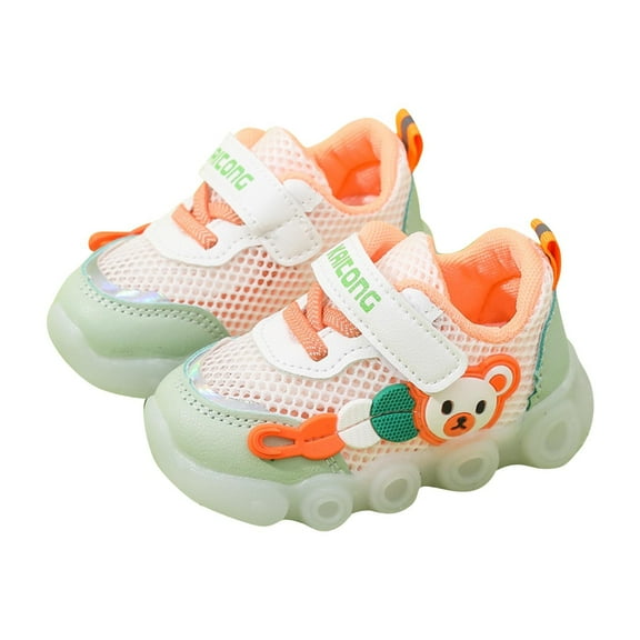 Odeerbi Girls Sneakers Toddler Infant Kids Baby Girls Boys LED Light Shoes 2024 Casual Shoes Sports Shoes