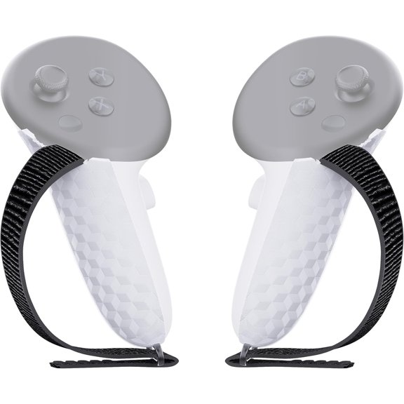 APEXINNO Controller Grips Compatible with Meta/Oculus Quest 3S/Quest 3,Non-Slip Handle Covers with Adjustable Soft Hand Strap,Fits Small & Medium Hands,Not Compatible with Official Charging Dock