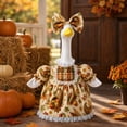 thumbnail image 3 of AYktou Fall Porch Geese Outfits, Farmhouse Lawn Goose Costume for 23 Inch Goose Statue, Thanksgiving Decor Porch Goose Dress Bow Headband, Fall Harvests Garden Goose Clothes Set for Yard Display, 3 of 8