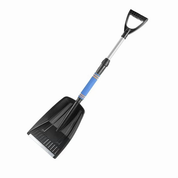 Car Snow Shovel Portable de-Icer Ice Scraper Big Shovel Anti-Slip Telescopic Shovel Suitable for Car Truck Cleaning
