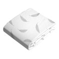 thumbnail image 1 of Kushies Flannel Fitted Bassinet Sheet - Grey Feathers, 1 of 4