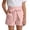 Light Pink, variant on Girls High Waist Shorts Kids Ruffled Summer Dress Shorts with Pockets 5-14 Years