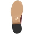 thumbnail image 5 of Journee Womens Danna Ruched Round Toe Block Heel Comfort Penny Loafer, 5 of 9