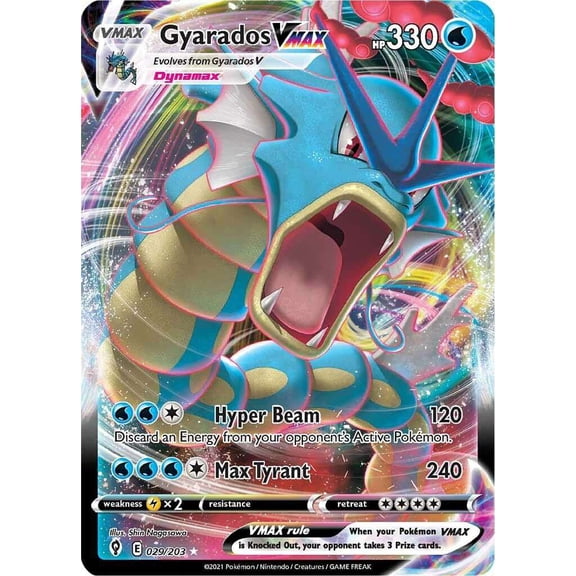 Pokemon Evolving Skies Gyarados VMAX #029