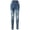 Light Blue, variant on CPNG Girls Skinny Ripped Jeans Elastic High Waisted Stretch Slim Fit Distressed Jeans Skinny Denim Pants(Dark Blue,8-9 Years)